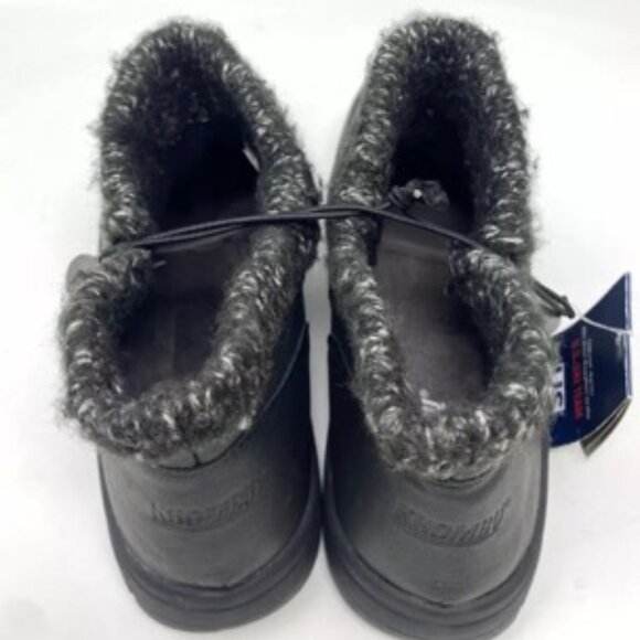 Khombu Billie Winter Ankle Boot Black Size 9 - Picture 5 of 6